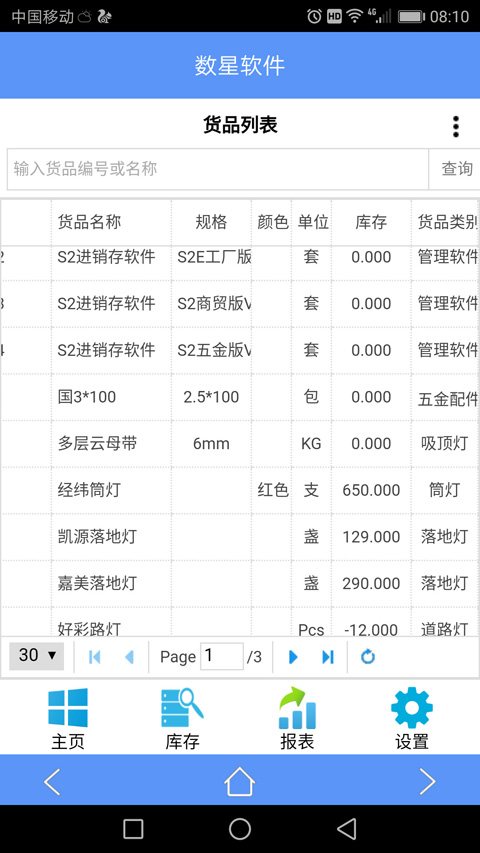 移動(dòng)端應(yīng)用服務(wù)之貨品列表